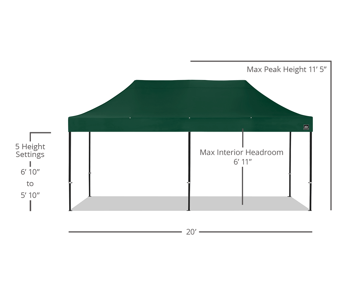 Endeavor® 10' x 20' Canopy