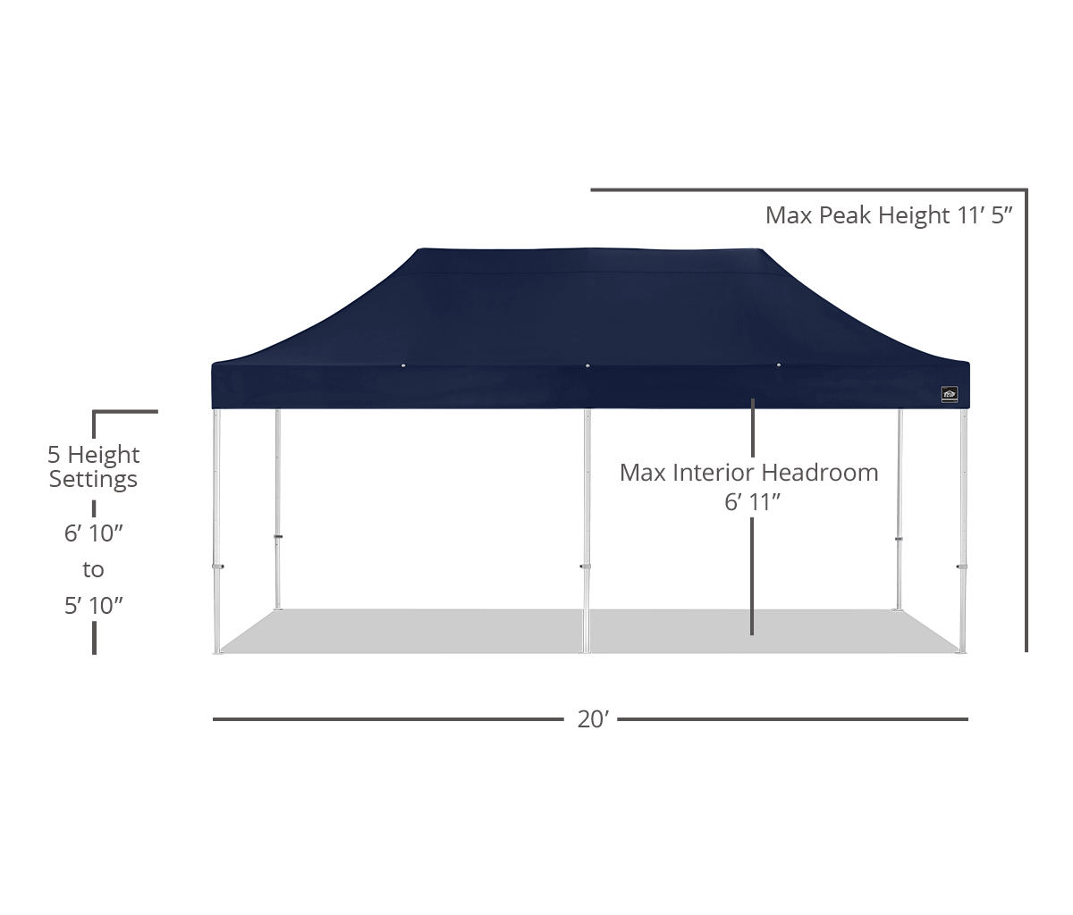Endeavor® 10' x 20' Canopy