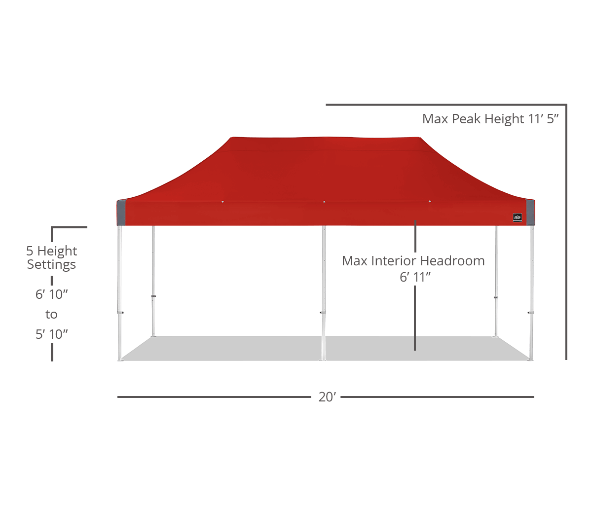Endeavor® 10' x 20' Canopy
