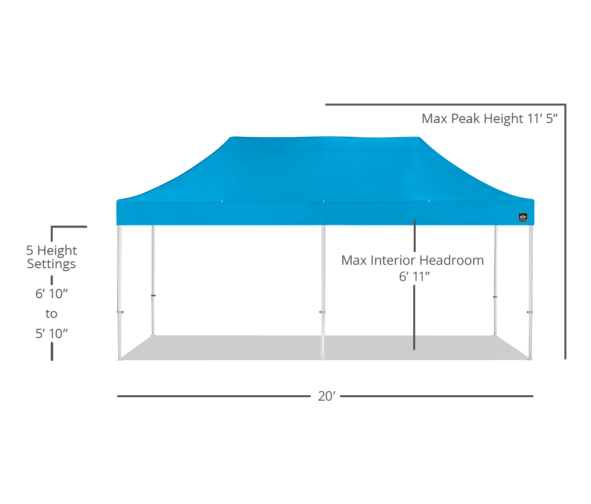 Endeavor® 10' x 20' Canopy