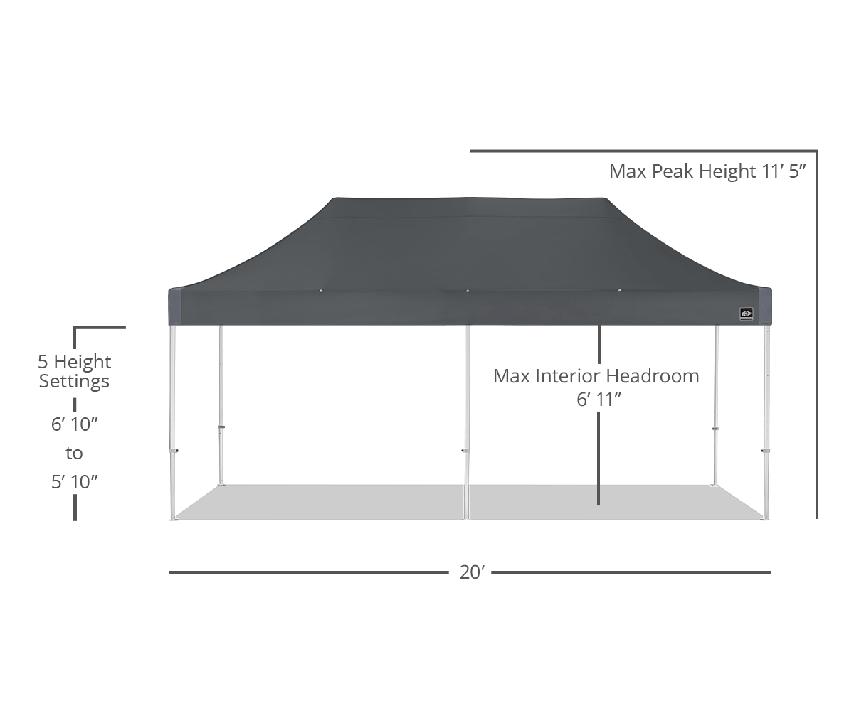 Endeavor® 10' x 20' Canopy