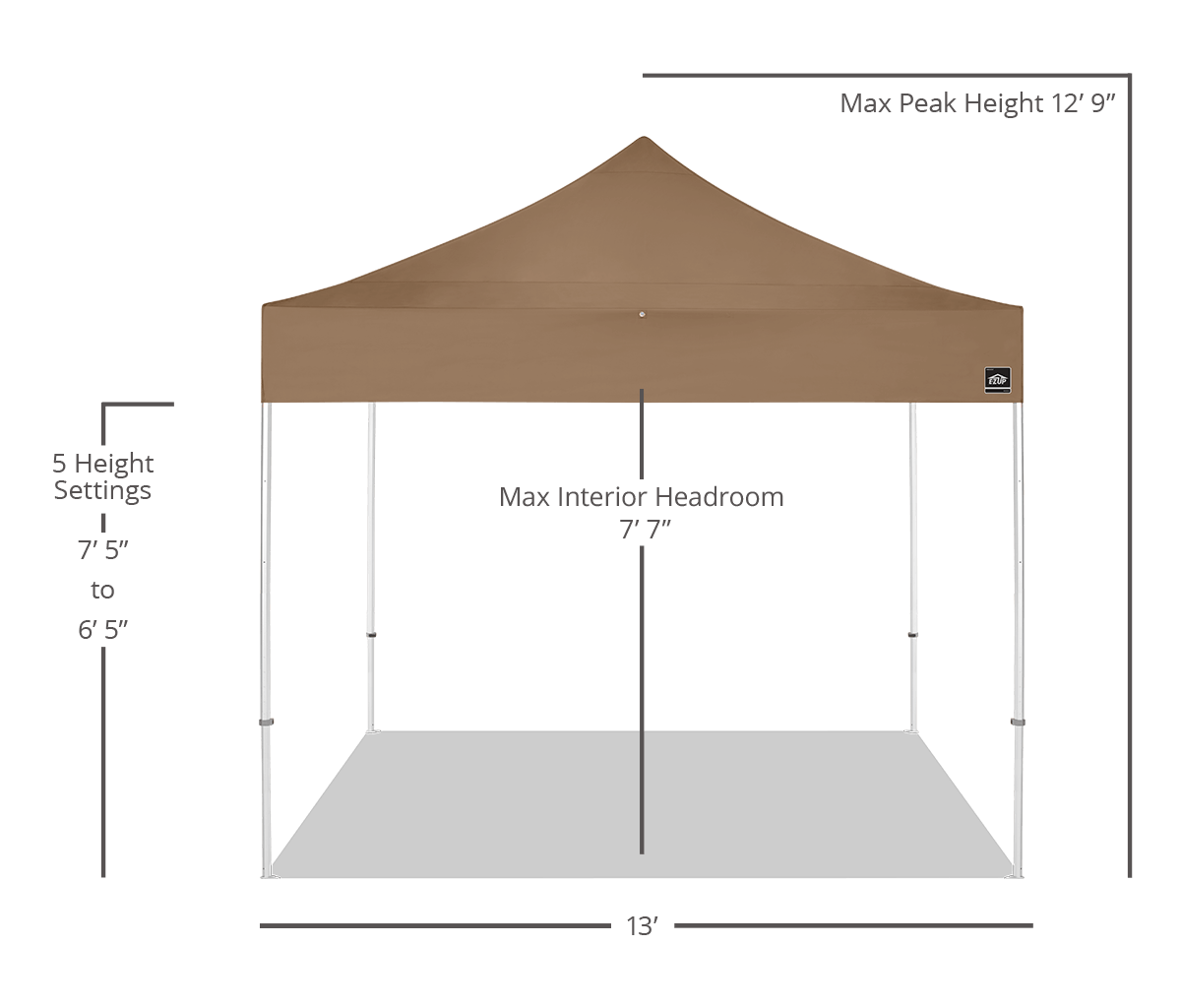 Endeavor® 4 x 4m Canopy