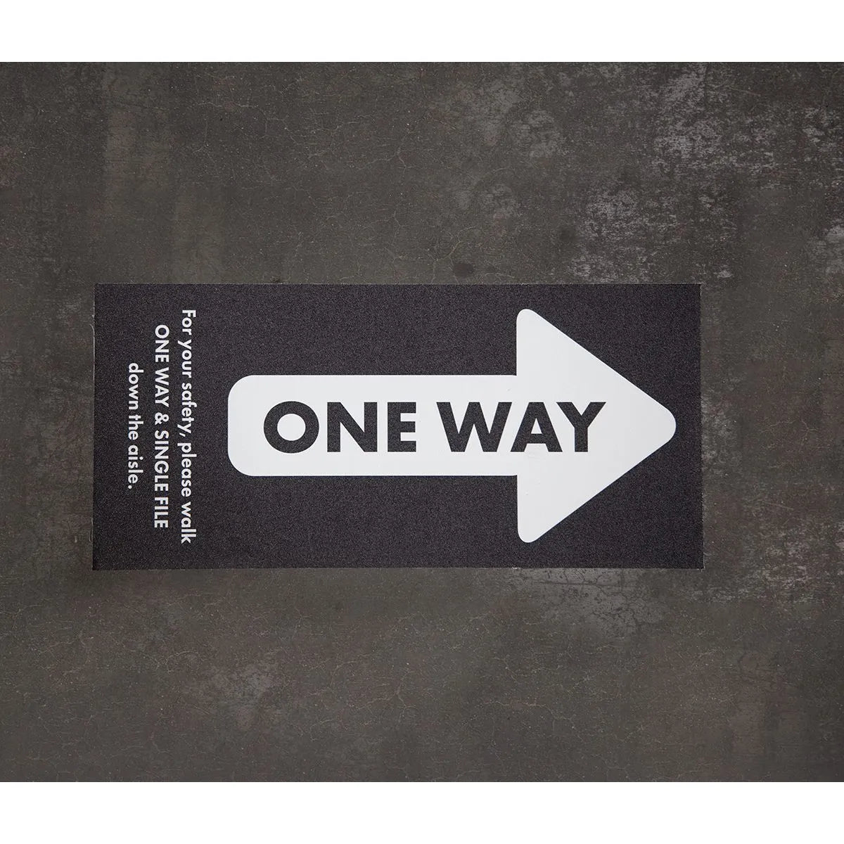 Floor Decal, 8"x18" Rectangle
