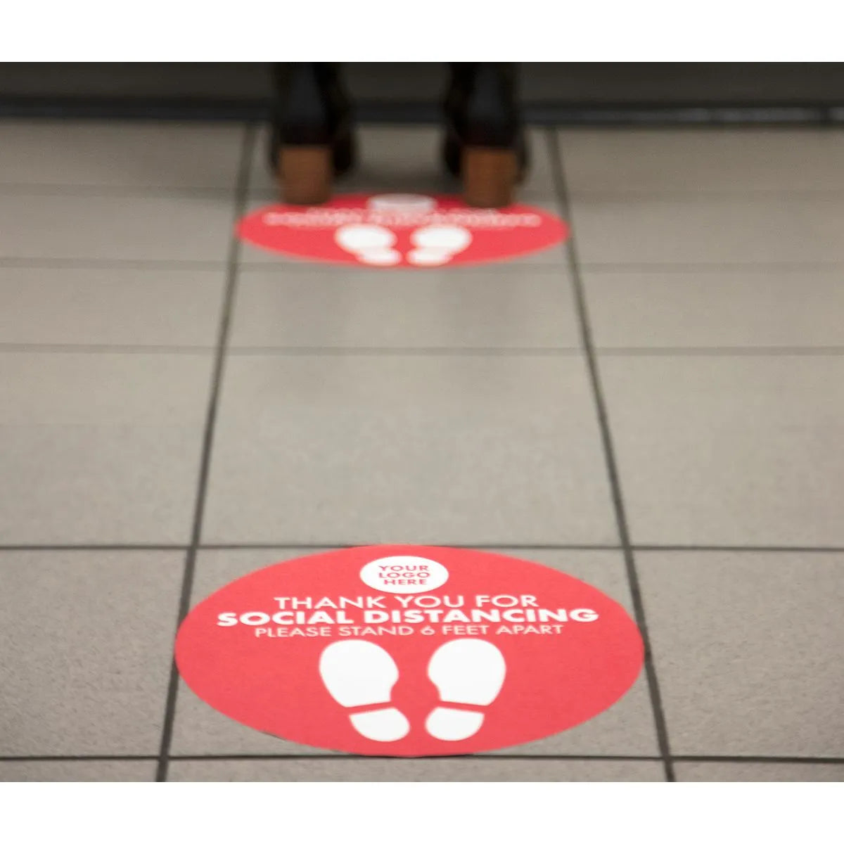 Floor Decal, 12" Circle