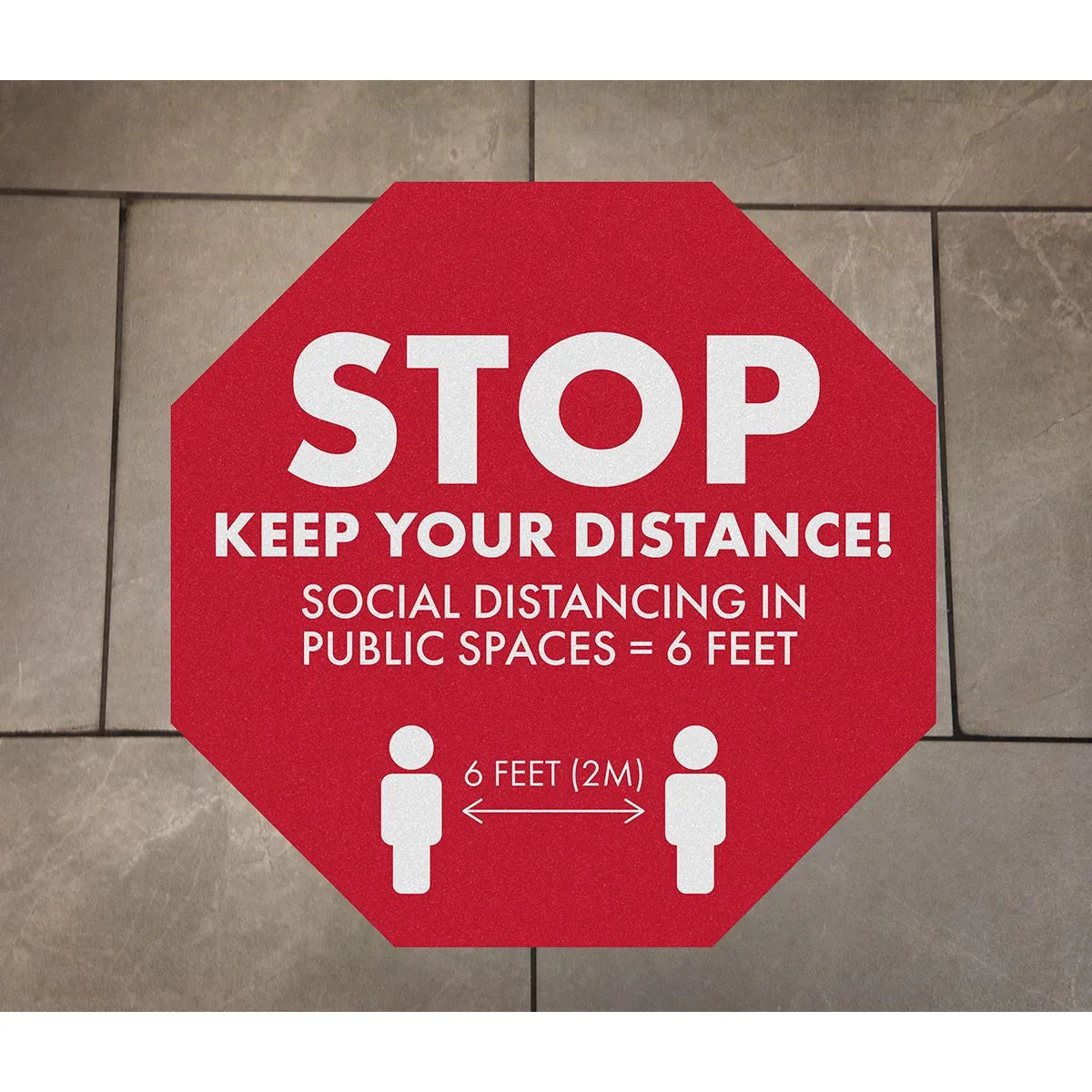 Floor Decal, 15" Octagon