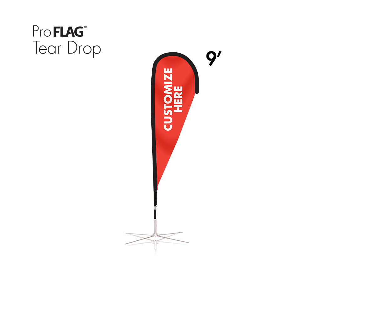 Drapeau Tear Drop