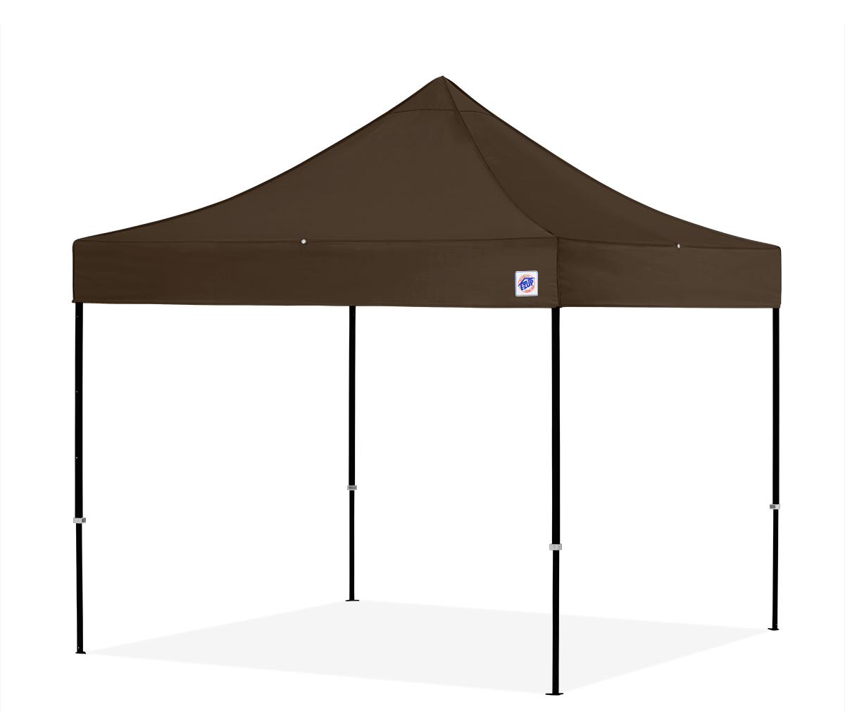 Eclipse, 10'(3m) Shelter, Blk Frame, Brown Top