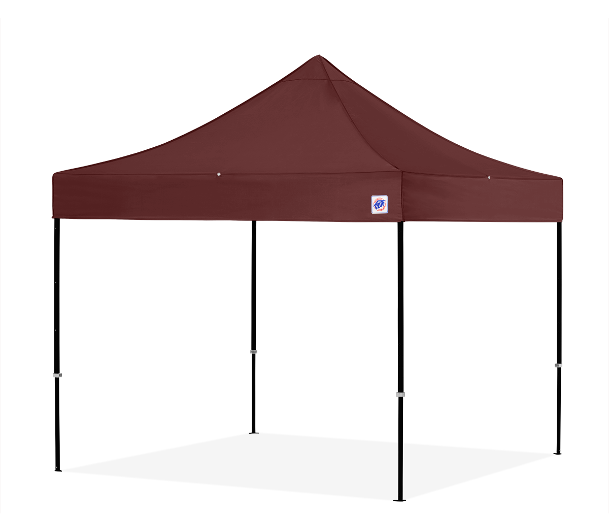 Eclipse, 10'(3m) Shelter, Blk Frame, Burgundy Top