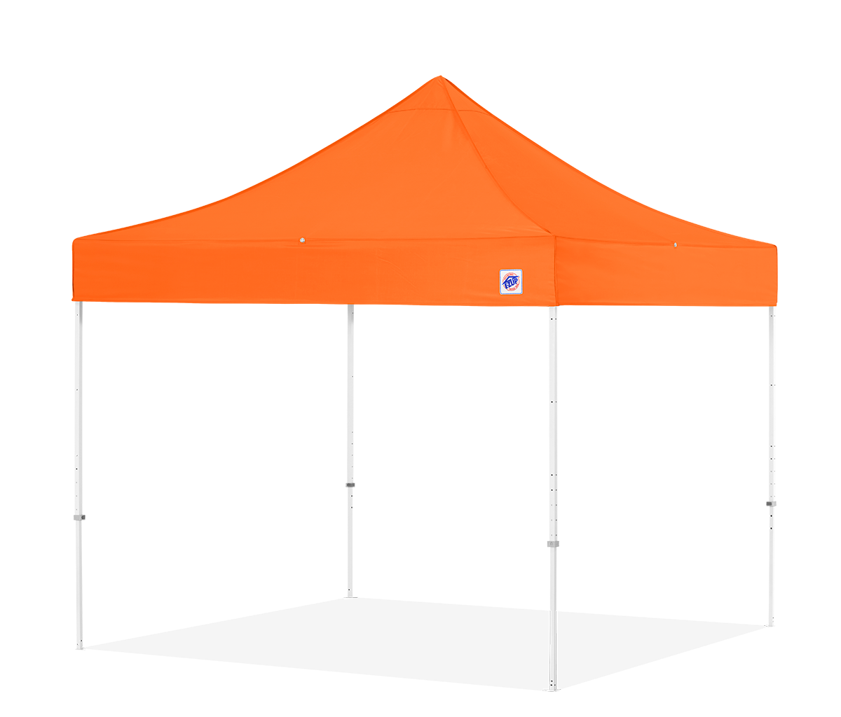 Eclipse, 10'(3m) Shelter,White Frame, Orange Top