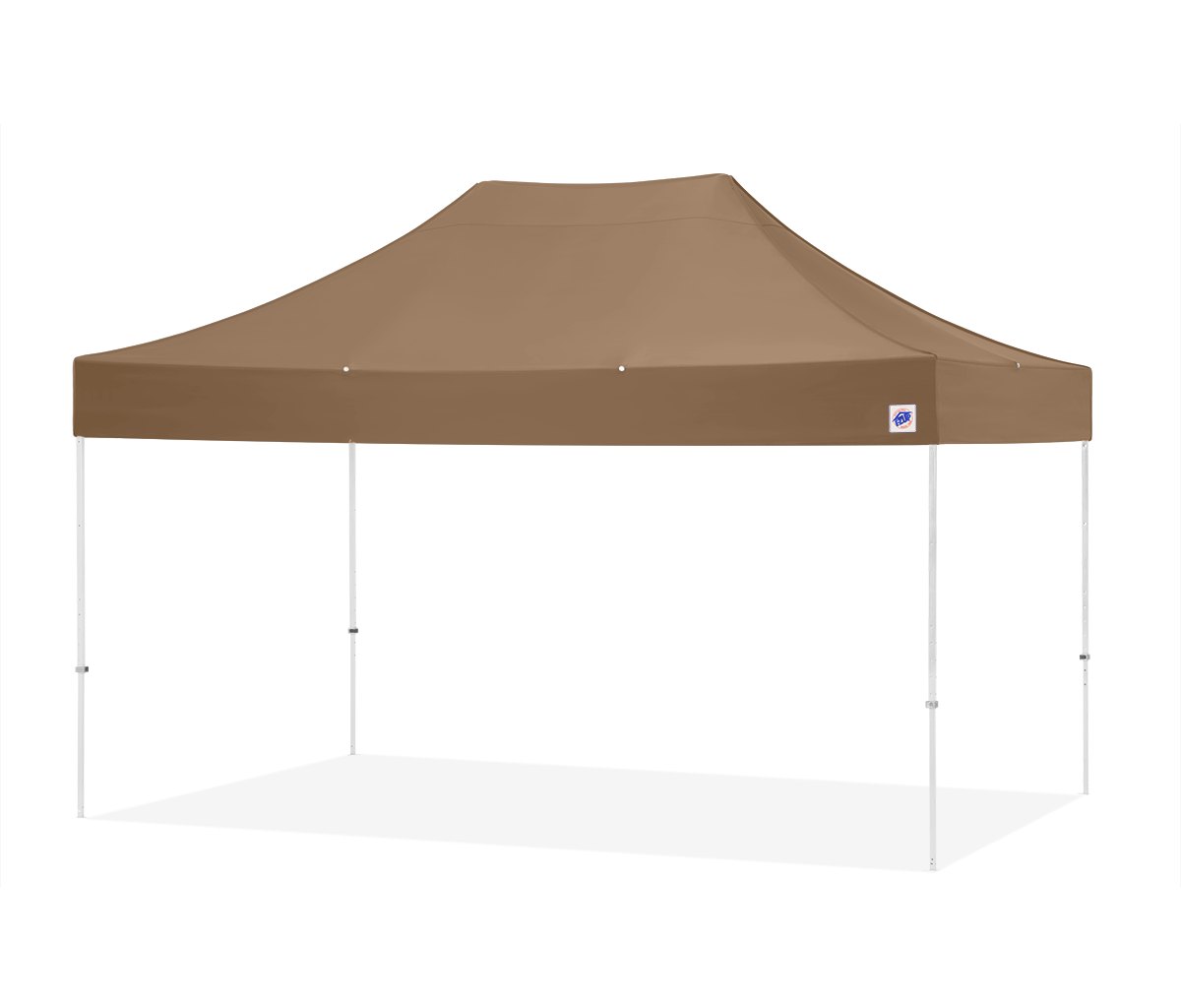 Eclipse, 15'(4.5m) Shelter,White Frame, Beige Top, Custom ,CB