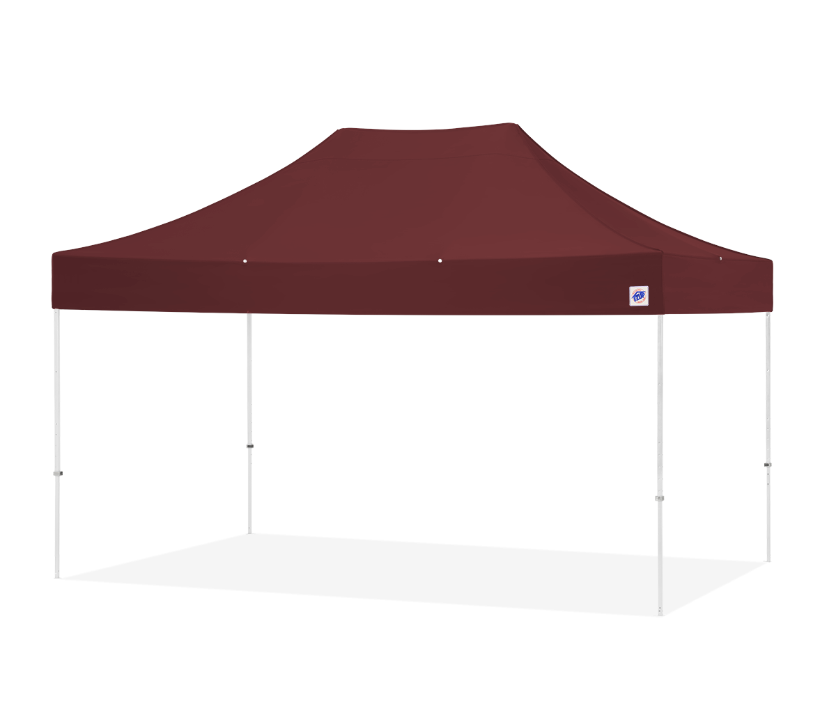 Eclipse, 15'(4.5m) Shelter,White Frame, Burgundy,Top, Custom ,CB