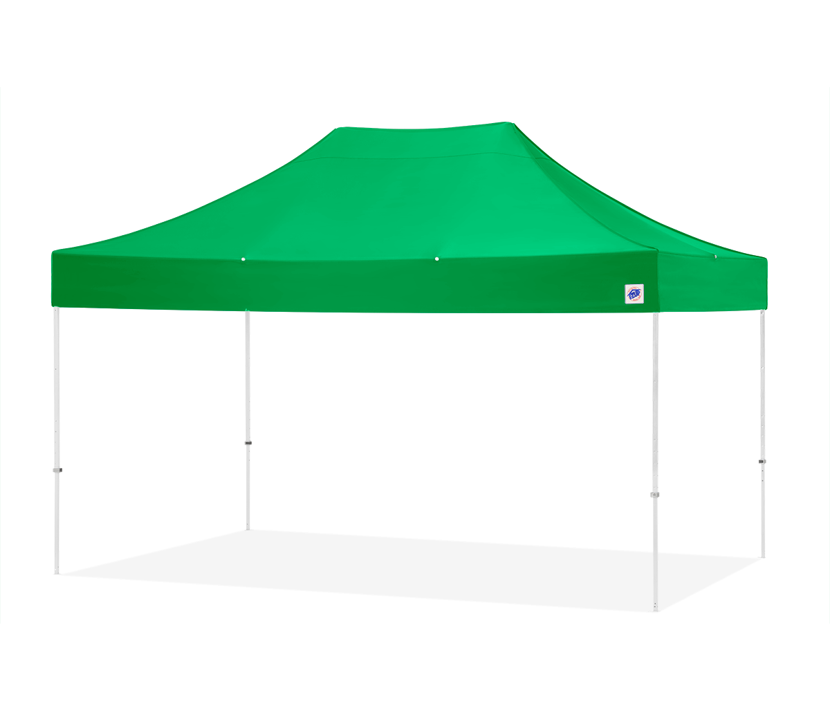 Eclipse, 15'(4.5m) Shelter,White Frame, Kelly Grn Top,Custom