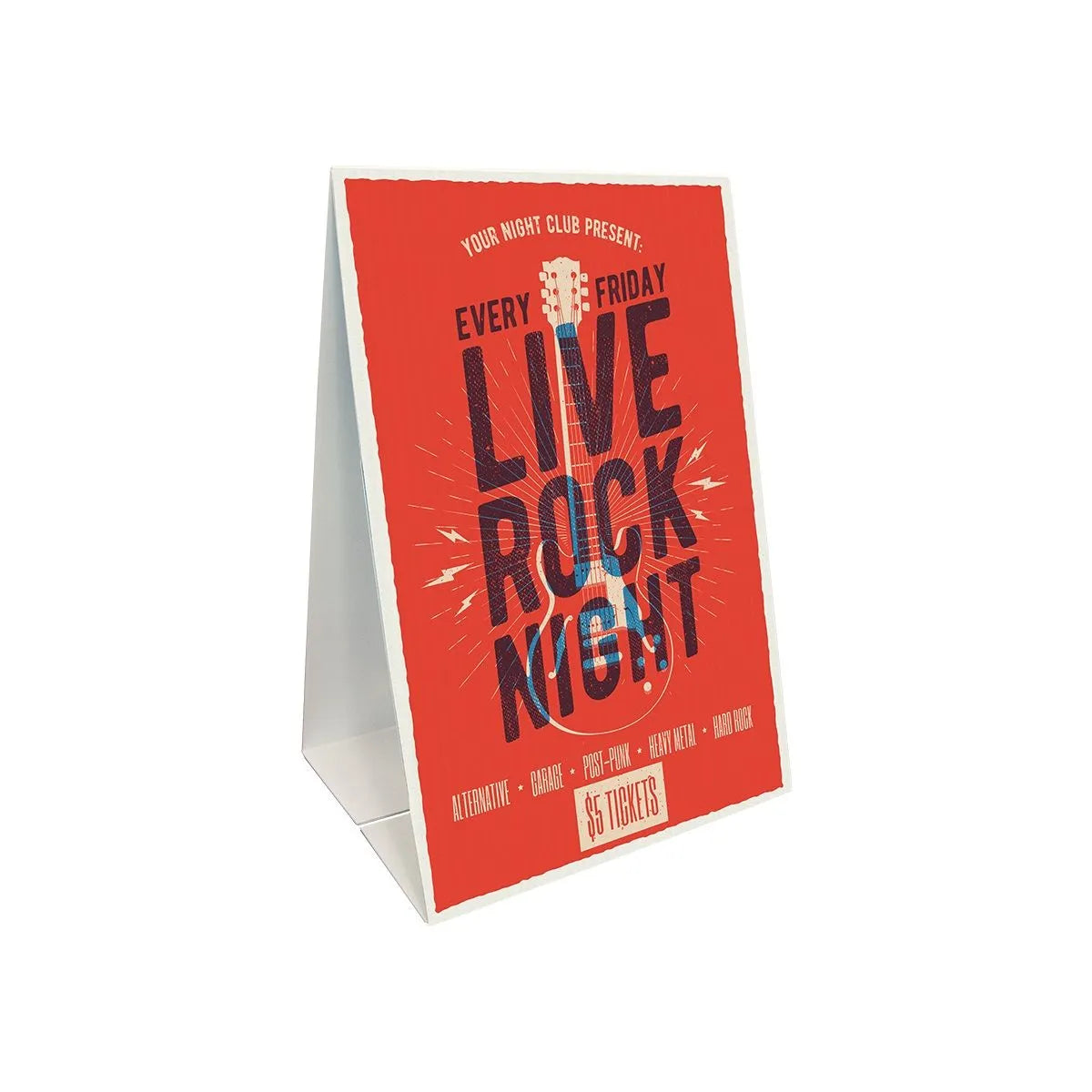 Corrugated A-Frame Sign