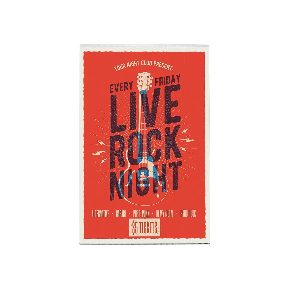 Corrugated AFrame Sign