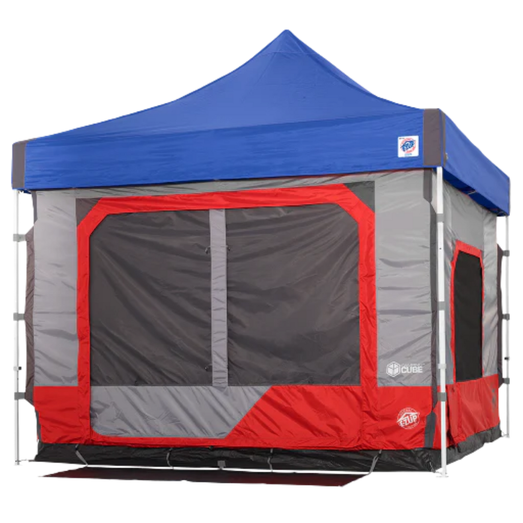 Vantage 10x10 Canopy + Camping Cube Tent | E-Z UP