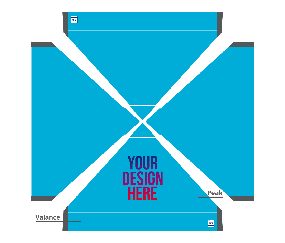 Custom Pyramid™ 10' x 10' Canopy