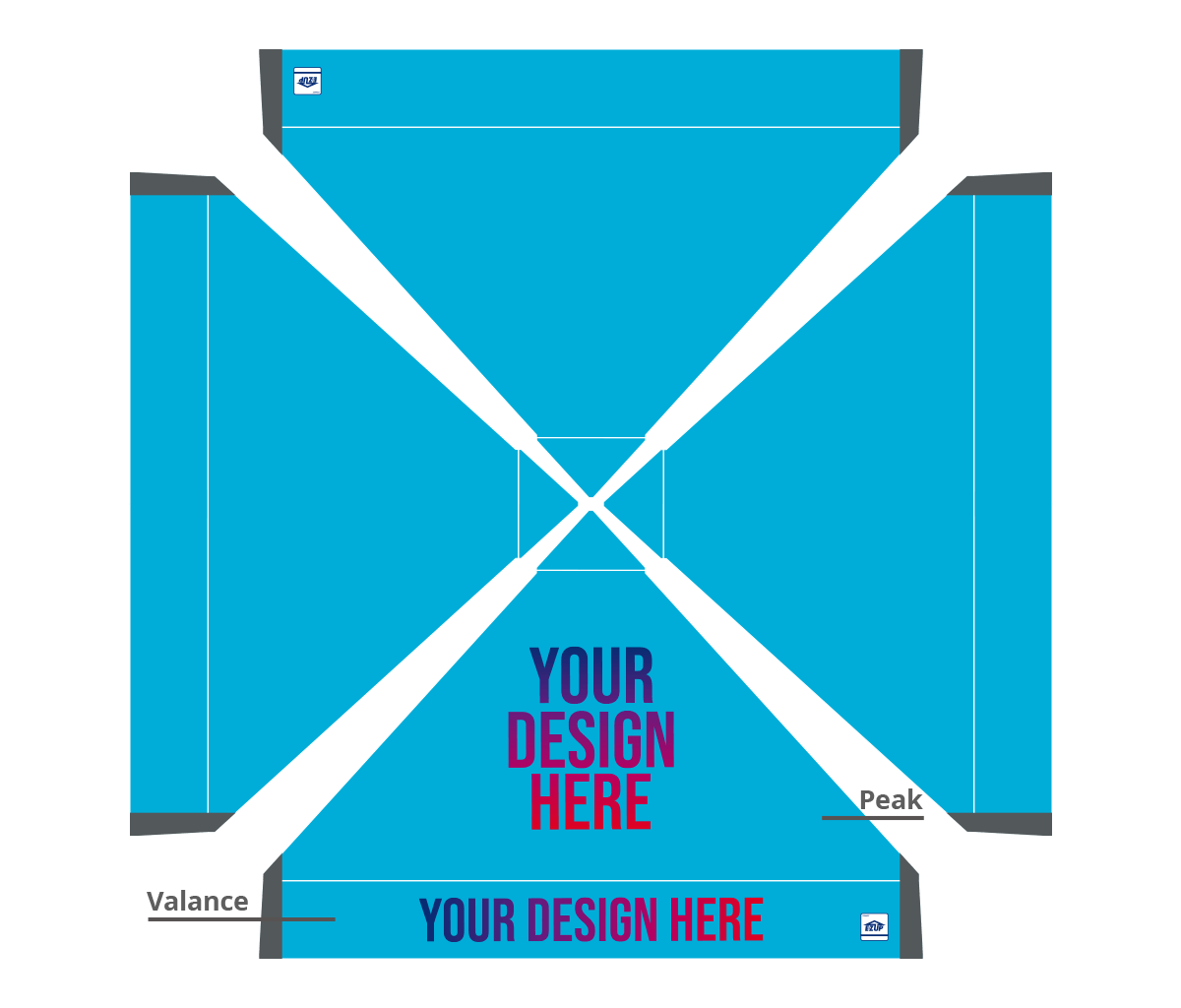 Custom Pyramid™ 10' x 10' Canopy