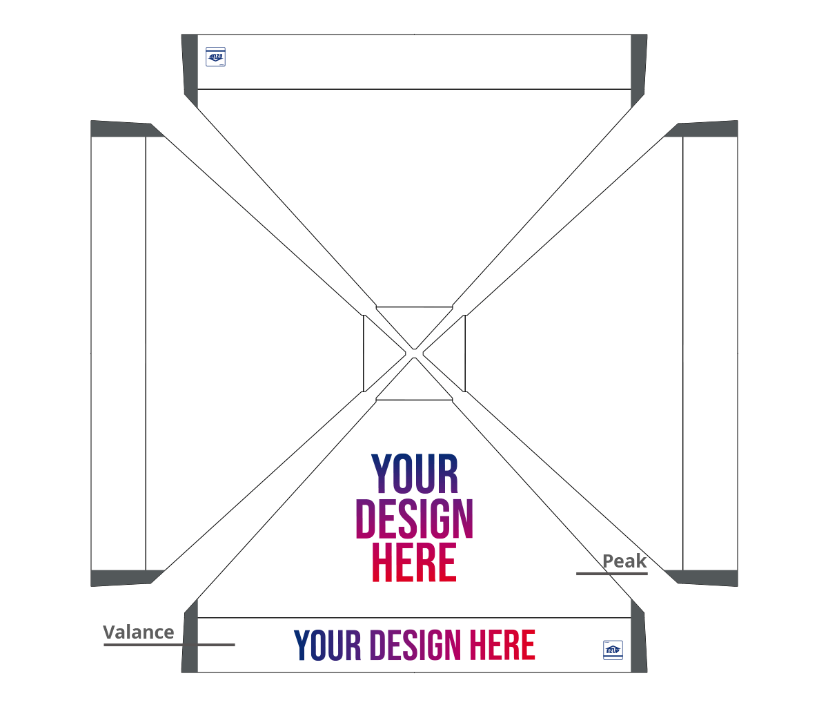 Custom Pyramid™ 10' x 10' Canopy