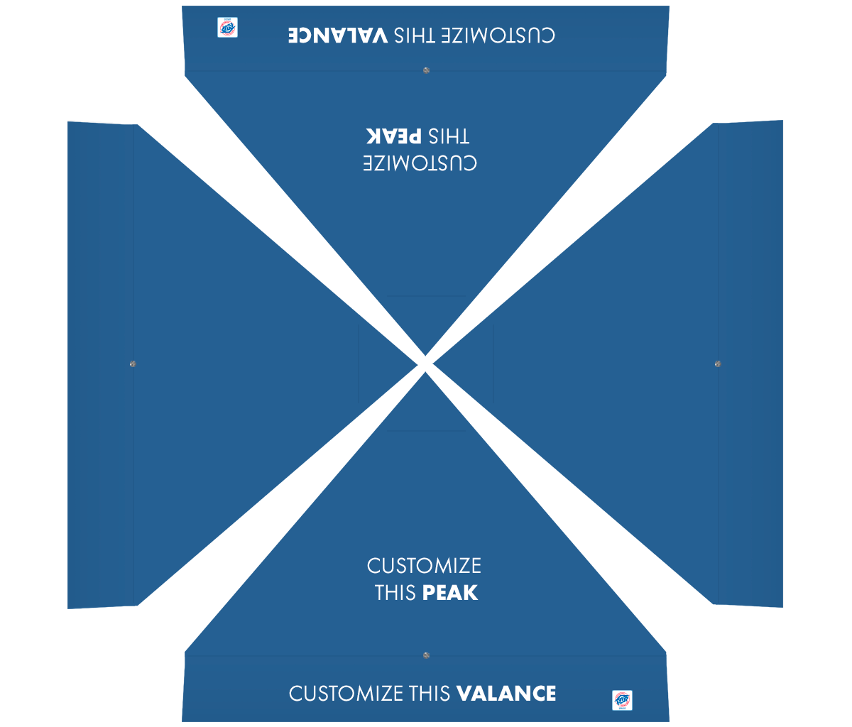 Custom Endeavor® Vinyl 10' x 10' Canopy