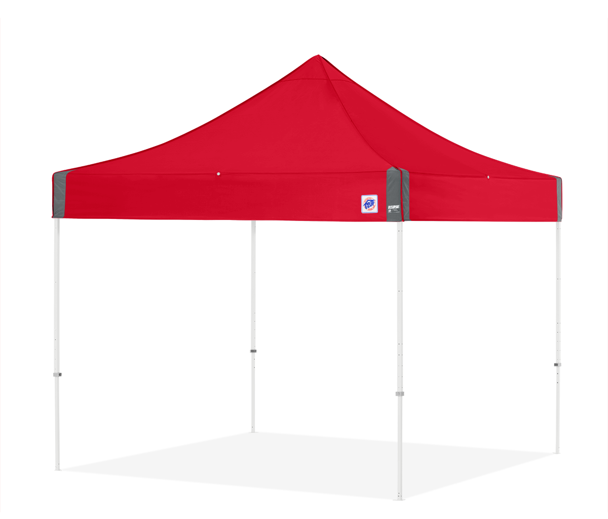 Eclipse, 10'(3m) Shelter, Blk Frame, Red Top  ,CB