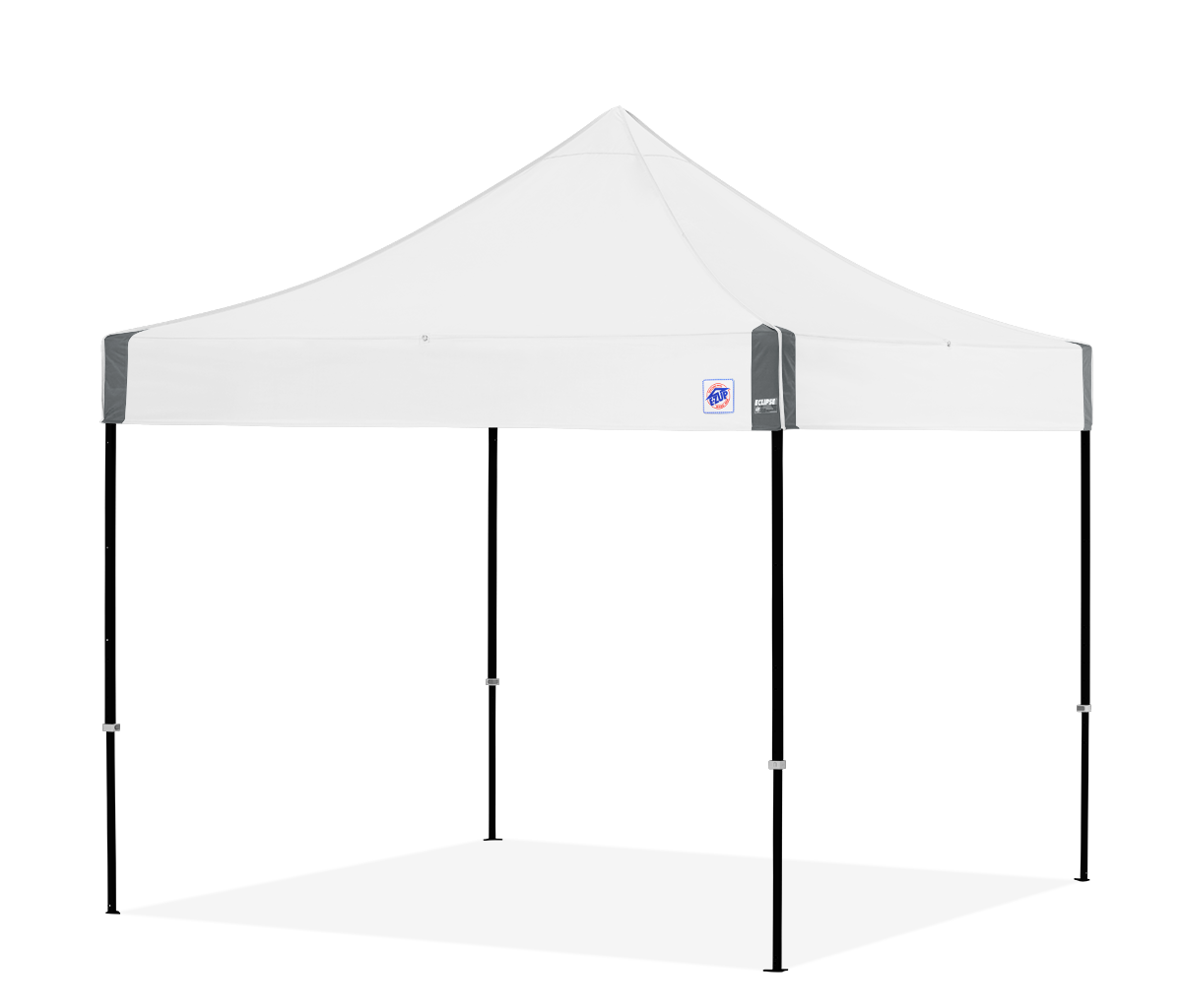 Eclipse, 10'(3m) Shelter, Blk Frame, White Top  ,CB